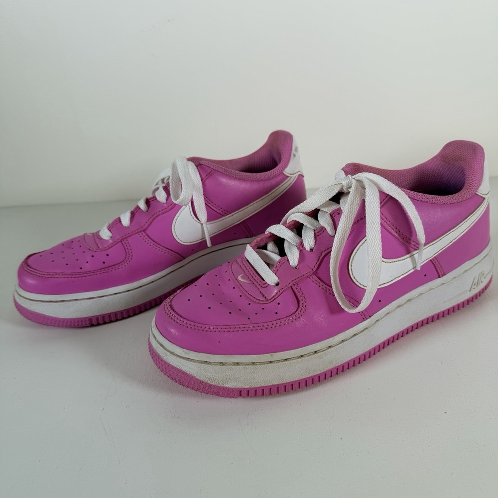 Nike Air Force 1 Low GS Pink Foam White Shoes FV5948-600 Youth 6Y US Women 7.5